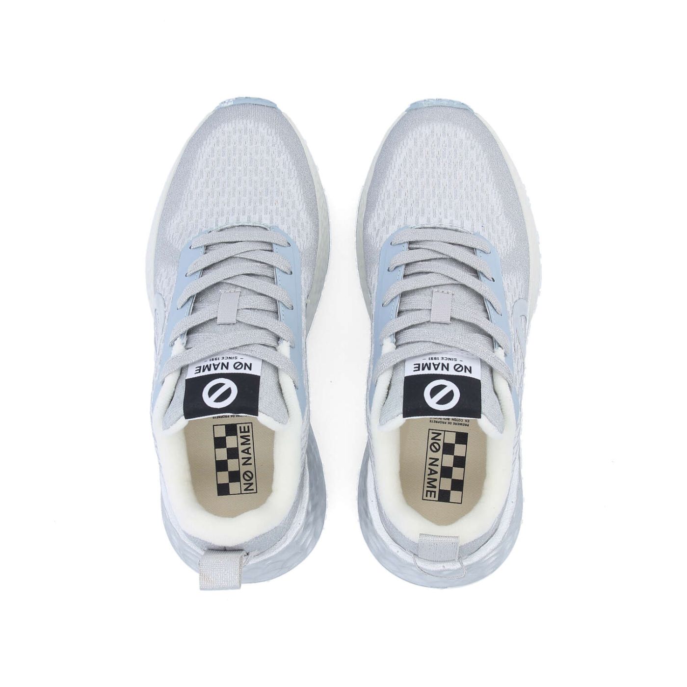 CARTER FLY W - MESH RECYC/MAT - ARGENT/BLEU